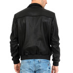 Suit Leather Jacket // Black (M)