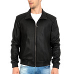 Suit Leather Jacket // Black (M)