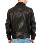 Carries Leather Jacket // Black (XL)