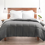 Good Kind Premium Double-Brushed 3pc Duvet Cover Set // Gray (Twin)
