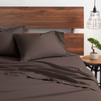 Essential Bed Sheet // 6-Piece Set // Chocolate (Twin)