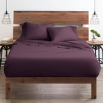 Essential Bed Sheet // 4-Piece Set // Purple (Twin)