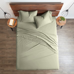 Good Kind Essential 6 Piece Bed Sheet Set // Sage (Twin)