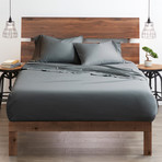 Good Kind Essential 6 Piece Bed Sheet Set // Gray (Twin)