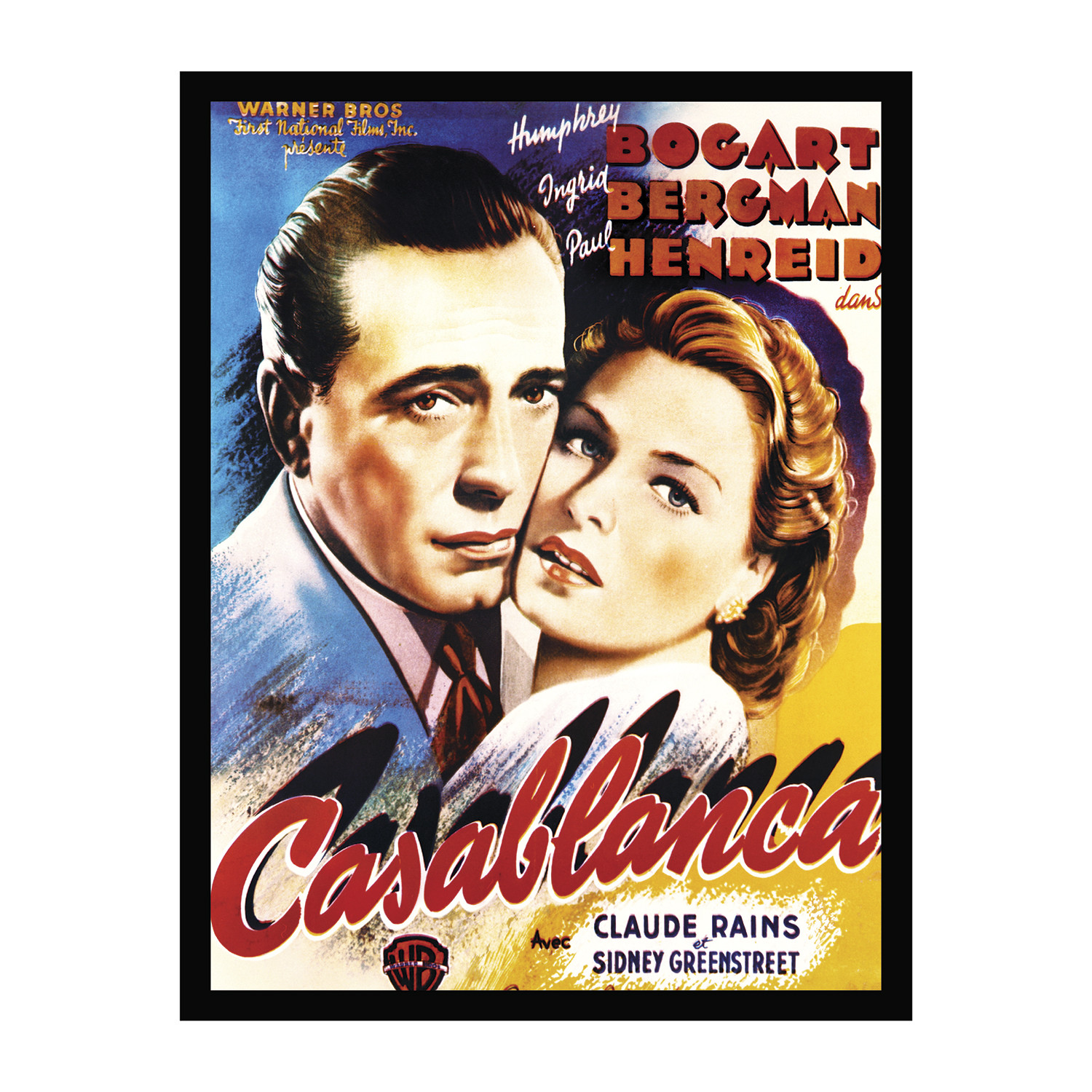 Onwijs Vintage Movie Poster // Casablanca // Ver. I - Classic Movie OQ-22