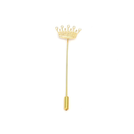 Crown Lapel Pin + Stick