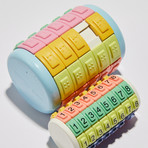 Eni Mini Puzzle Bundle // Pastel Colors numbered Pastel Braille Puzzle