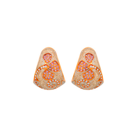Nouvelle Bague 18k Rose Gold Earrings