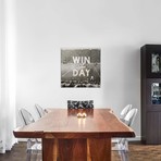 Win The Day // Heather Landis (18"W x 18"H x 0.75"D)