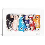 Sneaker Line // Amanda Greenwood (26"W x 18"H x 0.75"D)