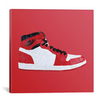 Air Jordan 1 Retro High: White/Black-Red by 5by5collective (18"W x 18"H x 0.75"D)