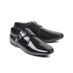 Versace Collection // Patent Point Toe Single Monk // Black (Euro: 39)