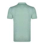 Harrison Short-Sleeve Polo Shirt // Green + White (XS)