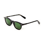 Laudo Collection Vinci Unisex Sunglasses // Black + Green