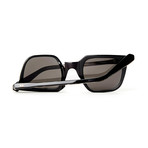 Laudo Collection Marconi Unisex Sunglasses // Black + Gray