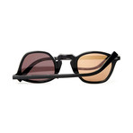 Impossible Collection 415 Unisex Sunglasses // Black + Flash Bronze