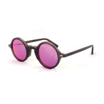 Impossible Collection 215R Unisex Sunglasses // Crystal Black + Flash Pink