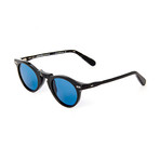 Laudo Collection Volta Unisex Sunglasses // Black + Blue