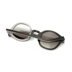 Impossible Collection 115R Unisex Sunglasses // Bicolor Black Gray + Gradient Gray