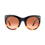 Impossible Collection 615 Unisex Sunglasses // Bicolor Black Havana + Gradient Brown