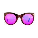 Impossible Collection 615 Unisex Sunglasses // Dark Havana + Flash Pink