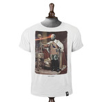 Robo King T-shirt // Vintage White (L)