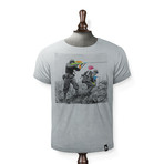 Water Fight T-shirt // Highrise Gray (M)