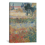 Garden in Bloom, Arles, July 1888  by Vincent van Gogh (18"W x 26"H x 0.75"D)