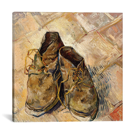 Shoes // Vincent van Gogh // 1888 (18"W x 18"H x 0.75"D)
