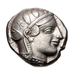 Athens, Greece, c. 454-404 BC // Silver Coin // Athena & Owl