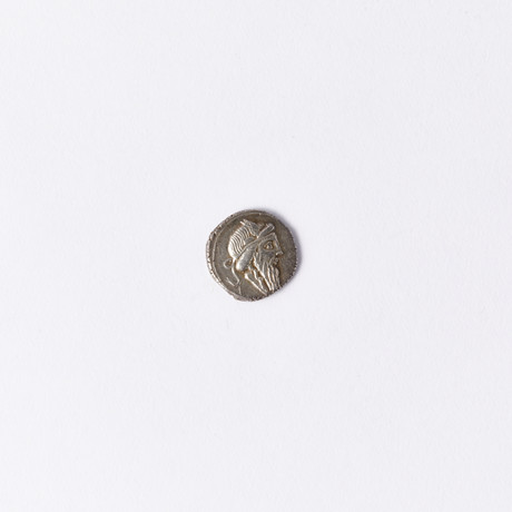 Roman Republic Silver Coin With Pegasus