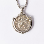 One of the Three Wise Men // Large Silver Coin Necklace
