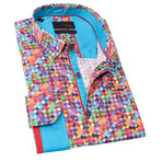 Kenneth Print Button-Up Shirt // Multicolor (L)