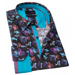 Donnie Print Button-Up Shirt // Multicolor (XL)