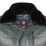 Turk Leather Jacket // Green (L)