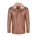Clay Leather Jacket // Chestnut (M)