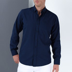 Levi Button-Up Shirt // Dark Blue (2XL)