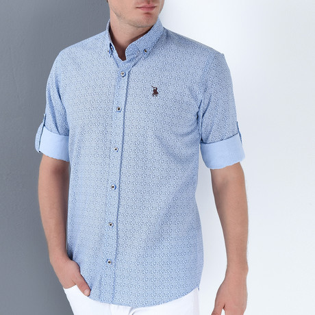 Will Button-Up Shirt // Light Blue (X-Large)