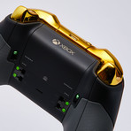 Xbox Elite Custom Controller // Red Shadow + Gold Edition