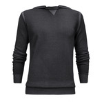 Long-Sleeve Hooded Sweater // Anthracite (2XL)