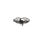 Stephen Webster Forget Me Knot 18k White Gold Diamond Statement Ring // Ring Size: 7.25
