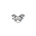 Stephen Webster Fly By Night 18k White Gold Diamond Statement Ring // Ring Size: 5.75