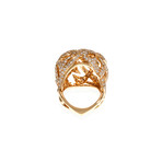 Stephen Webster Poison Ivy 18k Yellow Gold Diamond Statement Ring // Ring Size: 7