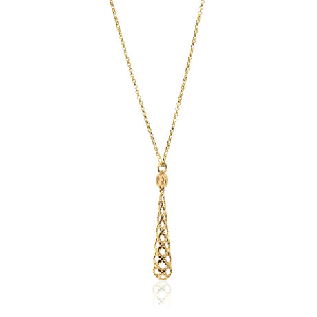 Gucci Diamantissima 18k Yellow Gold Pendant Necklace
