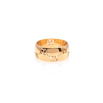 Gucci Icon 18k Yellow Gold Band Ring I // Ring Size: 6.75