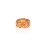 Gucci Diamantissima 18k Rose Gold Band Ring // Ring Size: 7