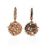 Stephen Webster Fly By Night 18k Rose Gold Diamond Drop Earrings