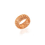 Gucci Diamantissima 18k Rose Gold Band Ring // Ring Size: 7