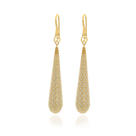 Gucci Diamantissima 18k Yellow Gold Drop Earrings I