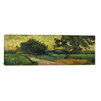 Landscape at Twilight // Vincent van Gogh (36"W x 12"H x 0.75"D)